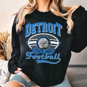 Detroit 1929 Football Sweatshirt, Detroit Lions Crewneck Sweatshirt Detroit Tee